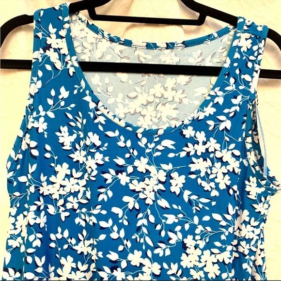 NWT draper James floral blue dress s/m - Picture 3 of 7